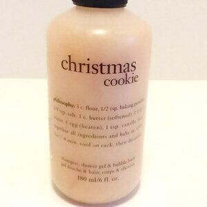 NEW!  Philosophy• Christmas Cookie Scented Shampoo Shower Gel & Bubble Bath 6 oz